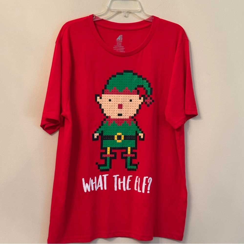 American Dream Team Network Men's What The Elf Graphic Tee